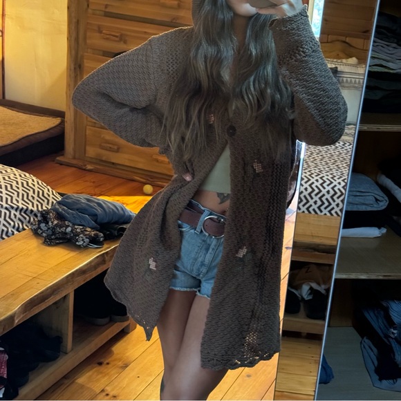 Knitted cardigan by April Cornell - Picture 2 of 6